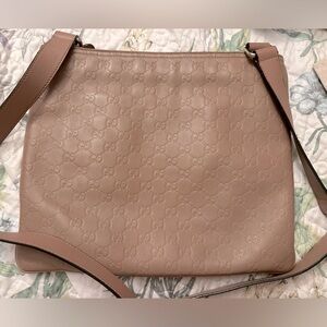 Guccissima Leather Messenger Bag with Adjustable Strap